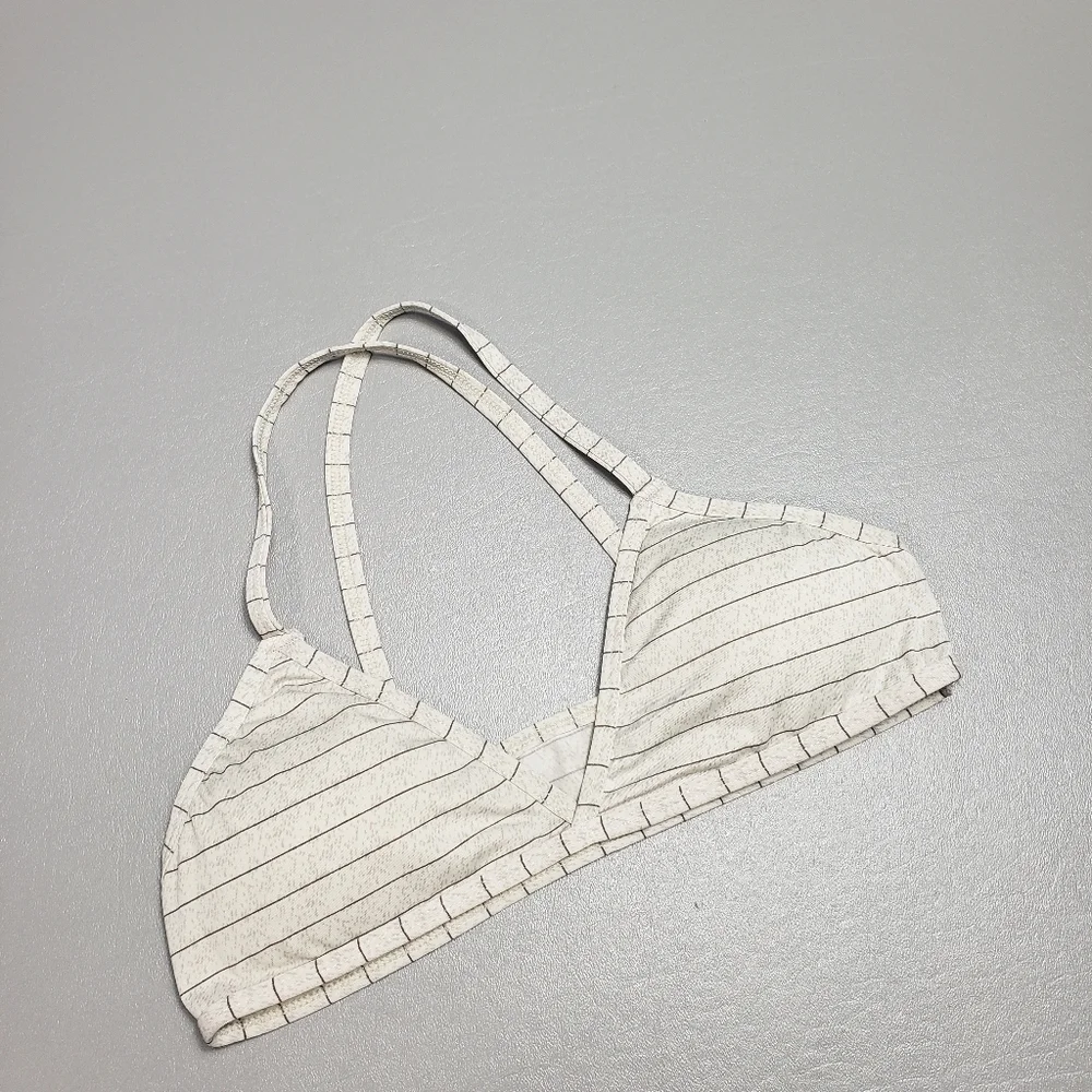 IJAK striped bikini top size large